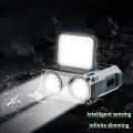 Ultra Bright Mini Rechargeable Head Lamp LED Clip on Cap Light Waterproof Sensor Hat Light Flashlight Headlamp for Fishing Camp. 