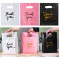 10/50/100Pcs Thank You Gift Bags Plastic Wedding Birthday Party Treat Bags Favors Small Business Shopping Candy Cookie Packaging.