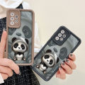 Cartoon Panda Case For Samsung A53 A55 A52 A54 5G A13 A14 A15 A12 A32 A33 A34 A35 A21S A51 Cover S24 S23 Ultra S22 Plus S20 FE. 