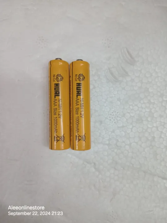Hual%201.2v%20AAA%20Size%20Remote%20Size%20Cell%20Rechargeable%201000%20mAh%20Good%20Quality%20-%20Image%202