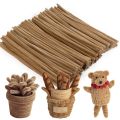 100/200/300 Pieces Light Brown Pipe Cleaners, Thick Fluffy Chenille Stems, Pipe Cleaner Crafts for Arts & Crafts. 
