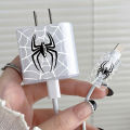 1Set Charger Spider Case For IPhone 18W 20W Transparent Data Wire Winder Cable Protectors Port Breakproof Protectio.