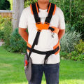 Padded Belt Double Shoulder Strap Comfortable Trimmer Shoulder Strap Labor Saving Increase Safety for Brush Cutter Trimmer. 