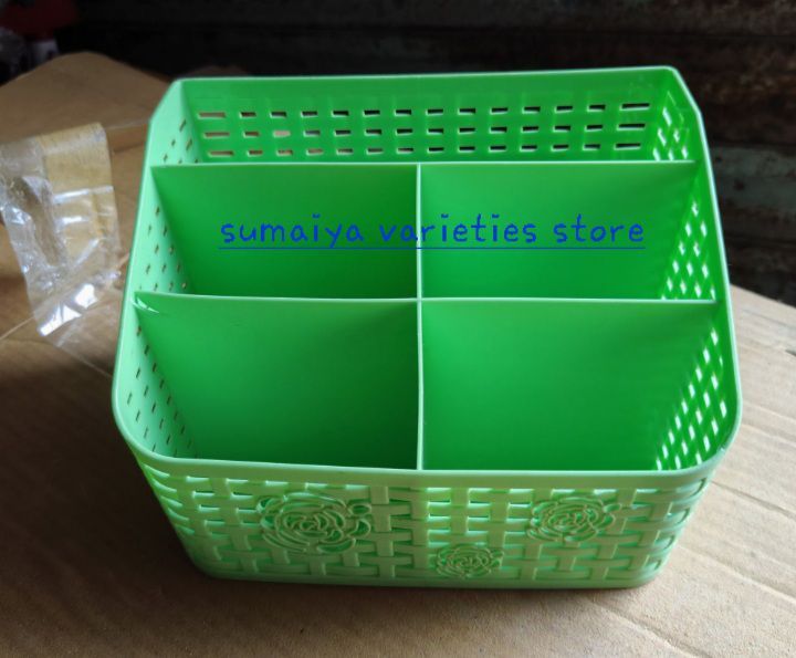 Saluk%205%20SECTION%20Multipurpose%20Desk%20Organizer,%20Multipurpose%205%20Compartment%20Plastic%20Desk...%20-%20Image%206