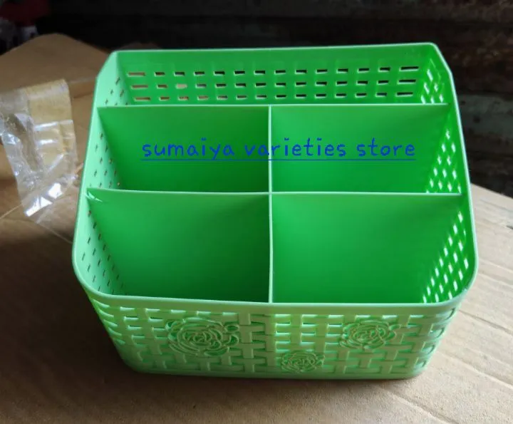 Saluk%205%20SECTION%20Multipurpose%20Desk%20Organizer,%20Multipurpose%205%20Compartment%20Plastic%20Desk...%20-%20Image%206