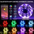 RGB Ambient Light Strip USB 5V LED 5050 Music Sync Flexible Tape Smart Home Lights Remote APP Control for Room TV DIY Decoration.