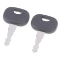 2Pcs 14603 Key For Volvo Mini-excavators Bomag Compactors New Holland Backhoes JCB Backhoes Skytrak Lifts Skytrak Telehandlers. 