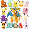POKEMON Original Plush Toy Gengar Pikachu Kawaii Charizard Genuine Plush Doll Soft Cute Cartoon Piplup Toys for Kids .