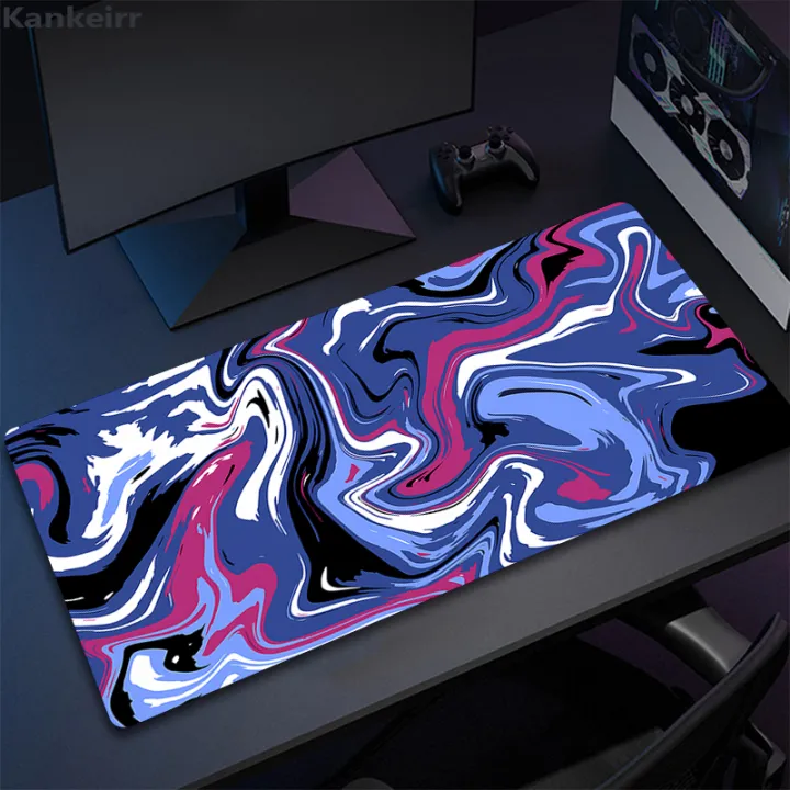 XXL%20Liquid%20Design%20Mouse%20Pad%2050x100cm,%20Black%20White%20Strata%20Pattern,%20Non-Slip%20%20Gaming%20Desk%20Mat%20for%20Esports%20Gamers%20Keyboard%20-%20Image%203