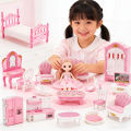 Dollhouse Furniture Set Accessories Mini Bedroom Livingroom Bathroom Kitchen Dollhouse Miniature Pretend Play Family Toys.
