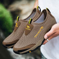 Fashion Summer Shoes Men Casual Shoes Mesh outdoor Breathable Slip-on Flats Men Sneakers Comfortable Water Loafers Zapatillas. 