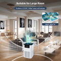 Air Purifier Smoke Odor Negative Ion Generator HEPA Filter Efficient Purifying Air for Home Bedroom Aromatherapy Air Cleaner. 