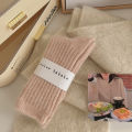 New Winter Socks Women Cashmere Wool Thicken Warm Women Socks Sox Japanese Fashion Harajuku Solid Color Thermal Long Socks. 