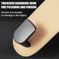 BLALION Car Passenger Glove Box Hook Double Hook Purse Bag Hanger Hidden Storage Hook Universal Large Load-Bearing Hanging Hook.