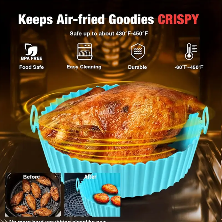 Silicone%20Air%20Fryer%20Liner,%20Reusable%20Round%20Liners%20for%20Tower,BPA-Free%20Non-Stick%20Silicone%20Air%20Fryer%20Accessories%20-%20Image%204