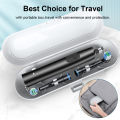 Electric Toothbrush Rotary Rechargeable Electric Toothbrush for Adults Rotating Electric Toothbrushes with 8 Soft Brush Heads. 