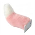 Remote Control Electric Wagging Fox Tail for Scooter Plush Faux Fur Car Rear Decoration Moving Animal Tail Accessory. 