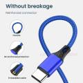 สานสายเคเบิลข้อมูล 1-in-4 สายชาร์จมัลติฟังก์ชั่นสําหรับ Huawei Android 4 in 1 USB Type C สาย Apple . 