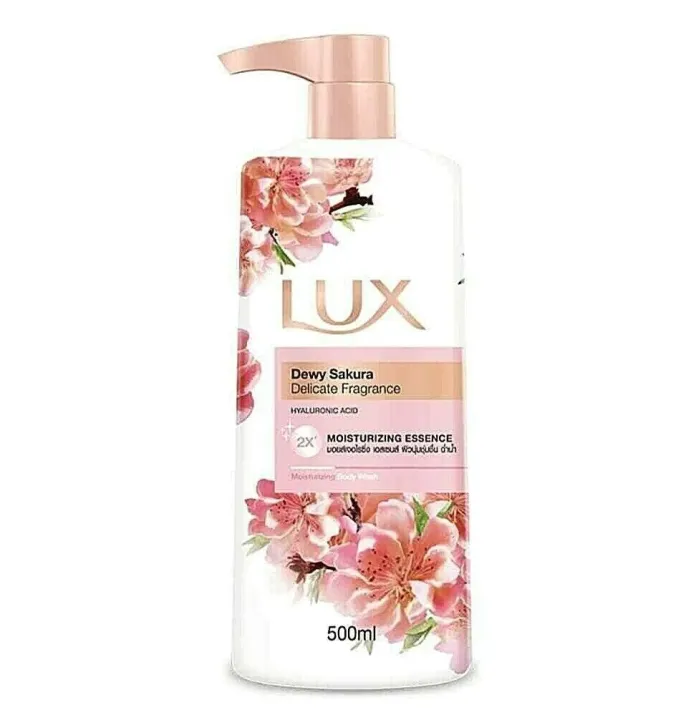 Thailand%20product%20Lux%20Shower%20Gel%20Dewey%20Sakura%20Delicate%20Fragrance%20Moisturizing%20Essence%20Body%20Wash%20%20500%20Ml%20-%20Image%202