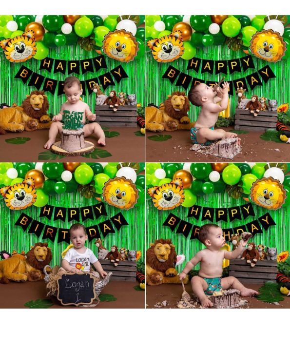 1st%20Birthday%20Decoration%20-%2052Pcs,%20Jungle%20Theme%20Birthday%20Decoration%20For%20Boys,%20Girls%20%7C%20Happy%20Birthday%20Decoration%20Items%20%7C%20First%20Birthday%20Decorations%20With%20Balloons,%20Birthday%20Banner(Cardstock)%20-%20Image%205