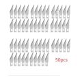 50pcs DIY Wood Carving Fruit Food Scalpel Craft Sculpture Cutting Tool Metal Engraving Blade Knife Wood Carving. 