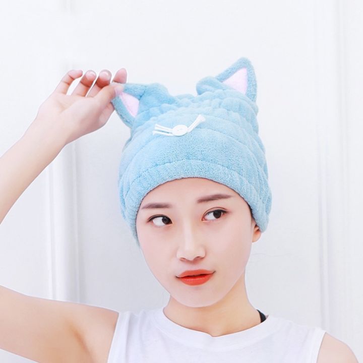 Cute%20Cat%20Microfiber%20Hair-drying%20Towel%20Bath%20Cap%20Strong%20Absorbing%20Drying%20Long%20Soft%20Special%20Dry%20Hair%20Cap%20Towel%20with%20Coral%20Velvet%20-%20Image%202