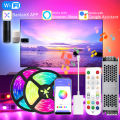 WS2811 RGBIC LED Pixel Light Strips 24V 5M 10M 15M 20M Smart Wifi Alexa Voice Control Addressable 5050 Flex LED Tape Ribbon Lamp. 
