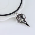Fashion Vintage Bird Skull Pendant Raven Bellatrix Crow Lestrange Necklace Gothic Style For Men Women Gift. 