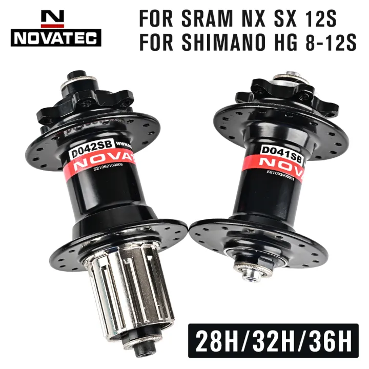 NOVATEC%20MTB%20Hubs%20D041SB%20D042SB%2028/32/36H%20%7C%20Front%20&%20Rear%20HG%20Stainless%20Steel%20Freehub%208%E2%80%9312%20Speed%20%7C%20Mountain%20Bike%20Hub%20Set%20-%20Image%206
