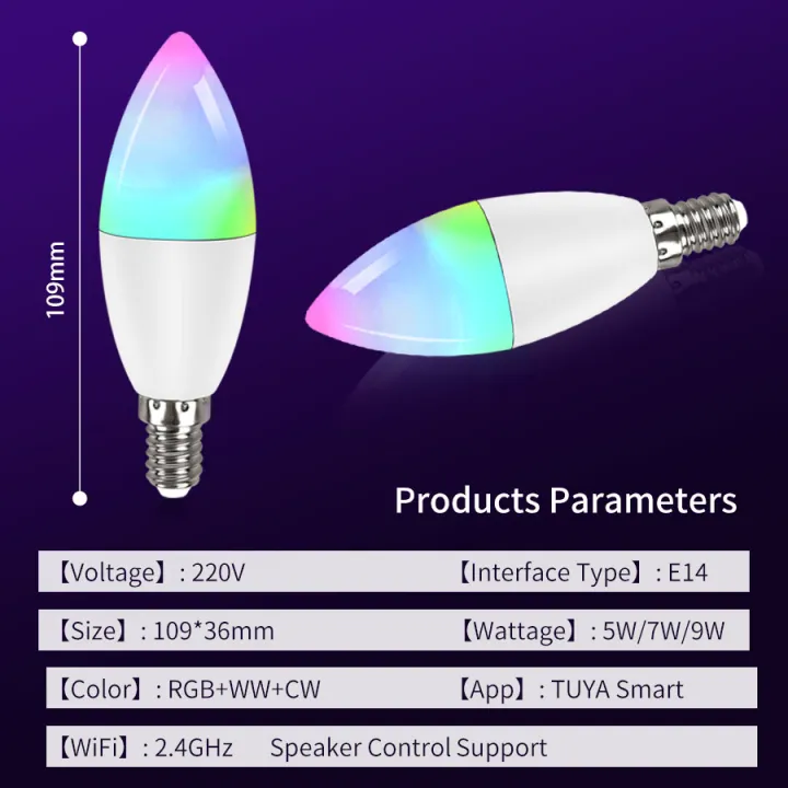Tuya%20Smart%20WiFi%20LED%20Bulb%20E14%20Candel%20Light%205W%207W%209W%20220V%20With%20RF%202.4G%20Remote%20Tuya%20Smart%20Life%20APP%20Voice%20Control%20Alexa%20Google%20Home%20-%20Image%203
