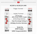 GEYA Multifunction Time Relay  AC DC 12V 24V 48V 110V 220V 230V Timer Relay GRT8-M with10 Function Choices CE CB. 