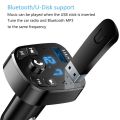Car MP3 player Dual USB fast charger FM Bluetooth receiver Bluetooth 5.0 FM transmitter USB flash drive plug car kit. 