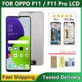 6.53'' For  F11 F 11 LCD CPH1913 Display Screen Touch +Frame Digitizer Assembly For  F11 pro CPH1969 Display. 