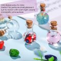 10Pcs Small Glass Bottles Miniature Potion Bottle Mini Cork Glass Vials Wedding. 