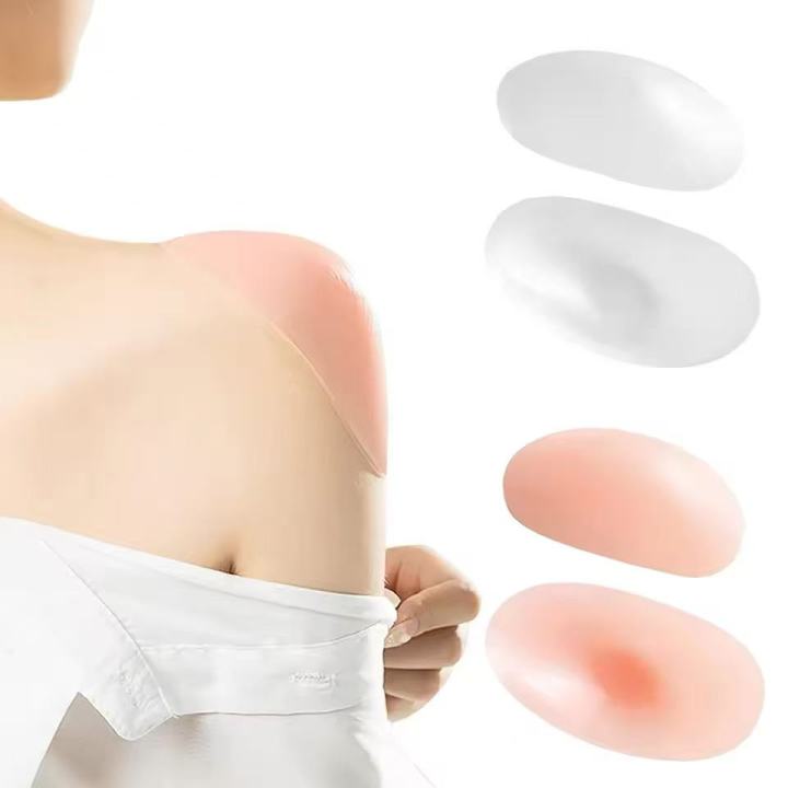 A Pair of Silicone Shoulder Pads That Instantly Transform into Right-Angled Shoulders, Invisible, Detachable, and Reusable