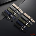 Nylon Canvas Watch Strap 18/19/20/21/22mm for for Blancpain Sailcloth Waterproof Band Quick Release Leather Wrist Bracelet.