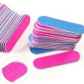 50/100pcs Double Side Nail Files Mini Wood Sanding Buffer Block Set For Gel Polish Manicure Pedicure Salon Nail Art Tools. 