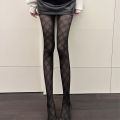 1 pair of Sensuous women's cute and fashionable striped slimming diamond patterned stockings subculture women's dark pure desire. 