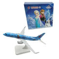 China Eastern Airlines Disney Frozen Livery Boeing 737-800 20cm High Quality Aircraft Model. 