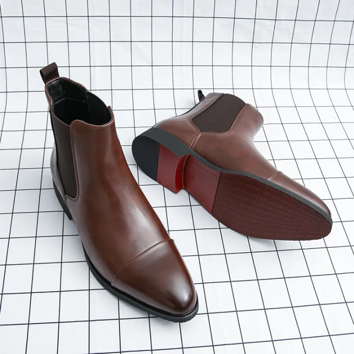 Chelsea%20Boots%20for%20Men%20Red%20Sole%20Pu%20Ankle%20Business%20Round%20Toe%20Slip-On%20Mens%20Boots%20Free%20Shipping%20Size%2038-46%20Men%20Shoes%20-%20Image%207