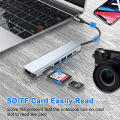USB C Hub to 4K HDMI-compatible Type C PD Charging USB 3.0 2.0 Docking for MacBook iPad Samsung S21 Dex TV Mouse Nintendo Switch. 