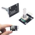 5pcs 360 Degree Rotary Encoder Module KY-040 Brick Sensor Development Board with Push Button for Arduino. 