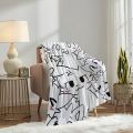 Cute Boykisser Silly Cat Blanket Soft Comfortable Nap Plush Suitable For Iiving Room Office Bedroom Birthday Home Kid Gift. 