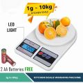 TSC 10kg Electronic Digital Kitchen Scale Ideal For Mother & Baby Cooking Gift Items Digital Weight Machine Digital Weight Scale Digital Weighing Scale Digital Weighing Machine Digital Mini Scale Scale Weight Machine Digital Jewelry Vegetable Fruit Scale. 