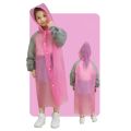 New Non-disposable Children's Full-body Raincoat Primary School Students One-piece Thickened Raincoat EVA Children's Raincoat.