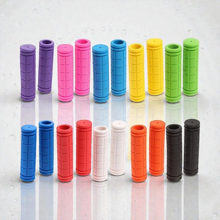 03 bicycle rubber handle bar grips, soft and non-slip (there are 2 sizes: 115mm/180mm), for 22.2mm handlebar.
