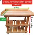 wooden Table 3 থাকের মেহগনি কাঠের। উচ্চতা ৩ ফিট। মজবুদ ৩০০ কেজি ধারন খমতা।.
