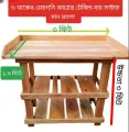 wooden Table 3 থাকের মেহগনি কাঠের। উচ্চতা ৩ ফিট। মজবুদ ৩০০ কেজি ধারন খমতা।.