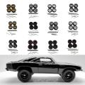 4x RC Wheels and Tires Replacement Vehicle Wheels Modified Tire for 1:64 Vehicle Toy Car RC Car Model Trucks Modification. 