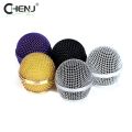 For SM58 Wireless Microphone Replacement Metal Microphone Grille Replacing Professional Party Mic Head Part.